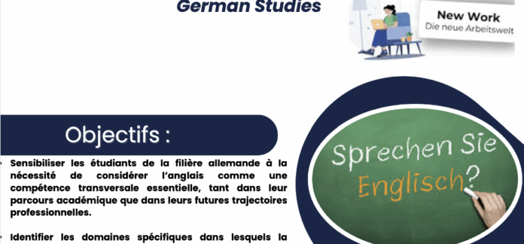 Séminaire au profit des étudiants d’Allemand:  Englisch als Schlüsselkompetenz für algerische Germanistikstudierende